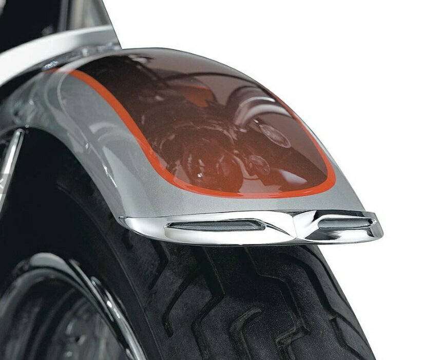 9012kuryakyn クリアキンナロー フロントフェンダーチップ　前側