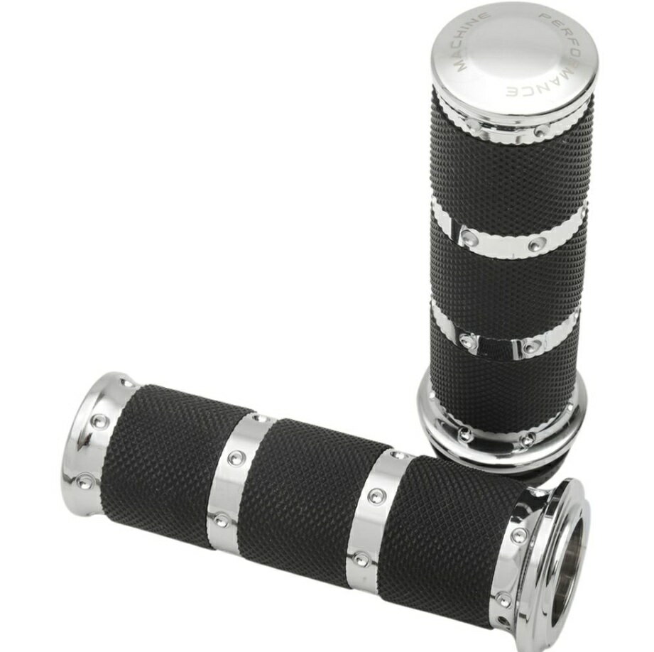 0063-2087-CHコントゥア XLスタイルグリップ 電子制御スロットル用 クローム