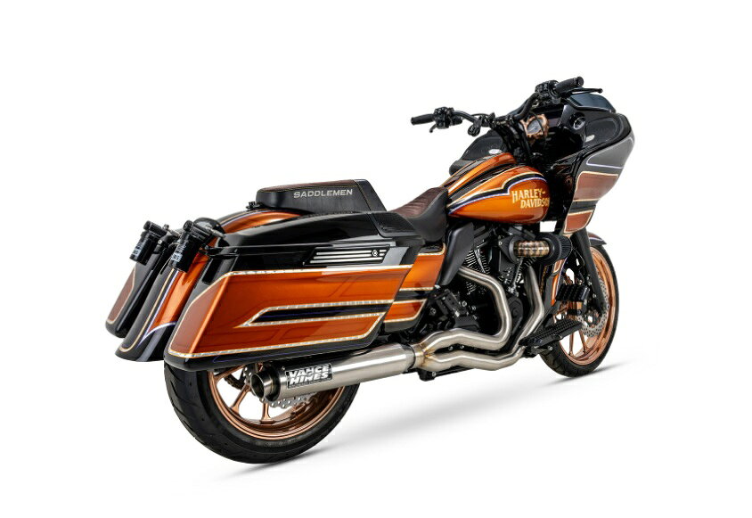 27337バンス＆ハインズVanceHines Supersport 2-1 フルエキゾースト ステンレス マフラー TOURING（M8） 17-23