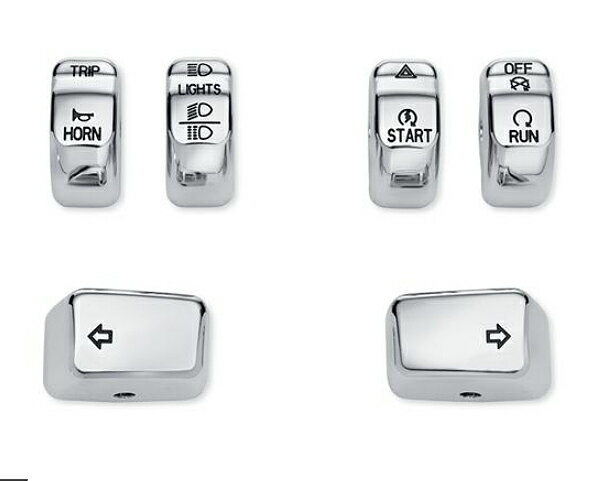 71500110クローム・スイッチキャップキット