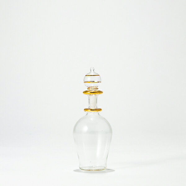 【在庫限り】エジプシャングラスL-F ハーバリウム ガラス 瓶 ボトル 香水瓶 エジプト
