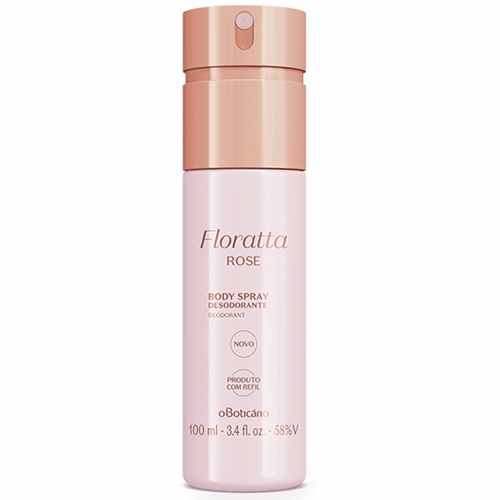 O Boticario ブラジルコスメ 女性用 デオドラントスプレー フロラッタ イン ローズ Floratta ROSE Desodorante Body Spray 100ml BT202153