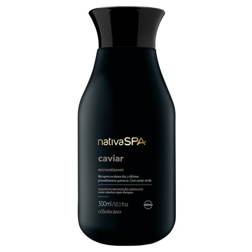 O Boticario Nativa SPA ナチーバ スパ ブラジルコスメ シャンプー CAV グリーンキャビア Caviar Shampoo Restaurissimo 300ml BT202462 1