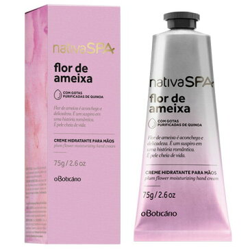 Nativa SPA ナチーバスパ ハンドクリーム F-AME プルーンフラワー◆CREAM HIDRATANTE PARA MAOS FLOR DE AMEIXA 75g オ・ボチカリオ O Boticario