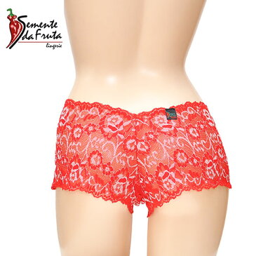 【在庫処分】 総レース/ショーツ/ボーイズレッグショーツ /レディース下着/インポート/LUANA/SM1051 - Semente da Fruta