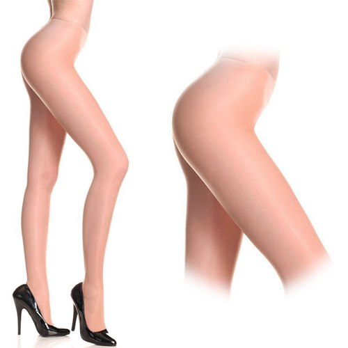 ML383BEIGE [【パンティストッキング】光沢あり!ハイウエスト　パフォーマンスステージ　ストッキング]