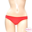 DONDOCAS タンガショーツ ブラジル ショーツ ブラジリアンカット ブラジリアンショーツ ブラジルランジェリー レディース 下着 レディースショーツ 美尻 しっとり柔らか素材 サイズ M レッド DON120(4)