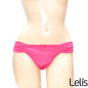 LELIS タンガショーツ ブラジル ショーツ ブラジリアンカット ブラジリアンショーツ ブラジルランジェリー レディース 下着 レディースショーツ 美尻 しっとり柔らか素材 サイズ L コットン素材 カラー レッド ブラック ピンク LEL148(4)