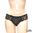 LELIS タンガショーツ ブラジル ショーツ ブラジリアンカット ブラジリアンショーツ ブラジルランジェリー レディース 下着 レディースショーツ 美尻 しっとり柔らか素材 サイズ M ポリエステル素材 カラー ピンク ブラック LEL119