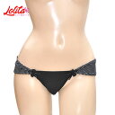LOLITA タンガショーツ ブラジルショーツ ブラジリアンカット ブラジリアンショーツ ブラジルランジェリー レディース 下着 レディースショーツ 美尻 しっとり柔らか素材 サイズ M ポリエステル素材 カラー レッド ブラック low rise カットショーツ LOL9121(4)