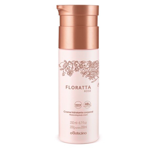 O Boticario ブラジルコスメ 女性用 ボディクリーム フロラッタ ローズ Floratta ROSE Creme Hidratante Corporal new 200g BT202154