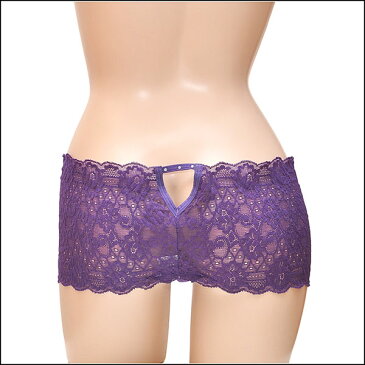 【在庫処分】 総レース/ショーツ/ボーイズレッグショーツ /レディース下着/インポート/Esmeralda/SM1021 - Semente da Fruta