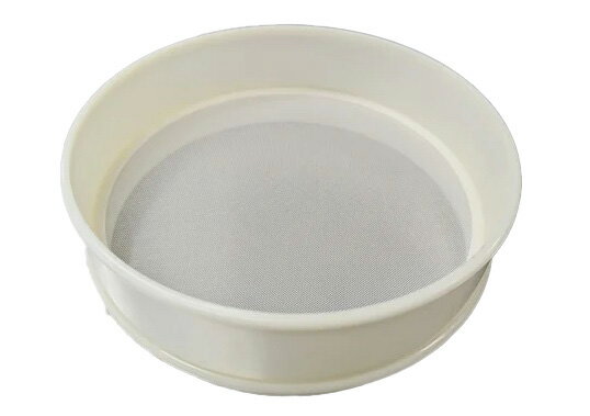 ポリエステル製メッシュふるい（樹脂製メッシュ篩） ふるい直径約：200mm