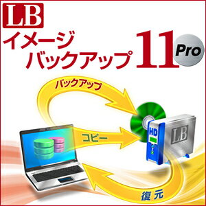 LB イメージバックアップ11 Proは、ハードディスクの中身を丸ごと外付けハードディスクやDVD/BDなどにバックアップすることが可能なソフトです。 万一Windowsが起動できなくなっても、作成したバックアップから元通りに復元することができます。 また、ハードディスク内のデータを丸ごと新しいハードディスクにコピー（ハードディスクの複製を作成）できるので、ハードディスクの交換時などにも最適なツールです。 新バージョンでは操作画面を一新し、Windows 10に対応するほか、VDバックアップ、増分バックアップ機能の追加、Cドライブを拡大してDドライブを縮小する等のパーティション操作を、Windows上で実行できるようになりました。 従来のBIOSベースのPCだけでなく、UEFIベースのPCにも対応しておりますので、最新のハードウェアにも柔軟に対応いたします。 【 ダウンロードファイルサイズ：433,737 KB 】