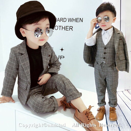 英国風チェック柄 子供服 キッズ子供スーツ 男児タキシード 3点セット お祝い男の子 子供服 フォーマル 学園祭 卒業入学 結婚式 発表会 七五三子供服 英国風チェック柄 子供服 キッズ子供スーツ 男児タキシード 3点セット お祝い男の子 子供服 フォーマル 学園祭 卒業入学 結婚式 発表会 七五三子供服