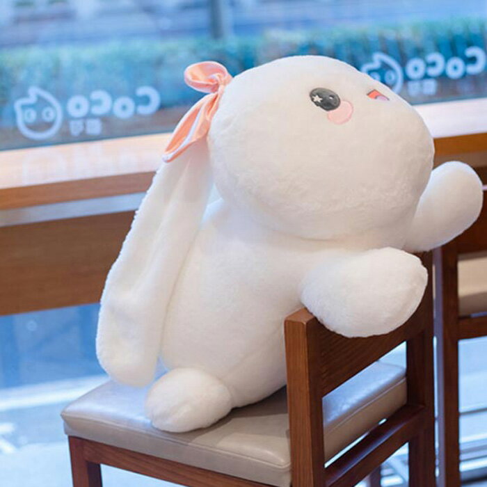 Rakuten - うさぎ ぬいぐるみ 抱き枕 萌え萌え グッズ キャラクター 癒し 動物 かわいい 柔らか 彼女 子供 おもちゃ 雑貨 キッズ ギフト 誕生日 プレゼント インテリア 60cm