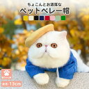 ペット 猫 ねこちゃん 帽子 ぼうし ネコ帽子 コスプレ コスチューム ペット用品 ペットグッズ 被り物 ベレー帽 チョボ フェルト調生地