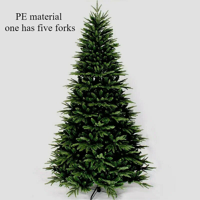 【スーパーSALE】純粋なPE素材暗号化クリスマスツリー、クリスマスオーナメント、ホテル、ショッピングモール、パーティー、家の装飾、1.2m-2.1m