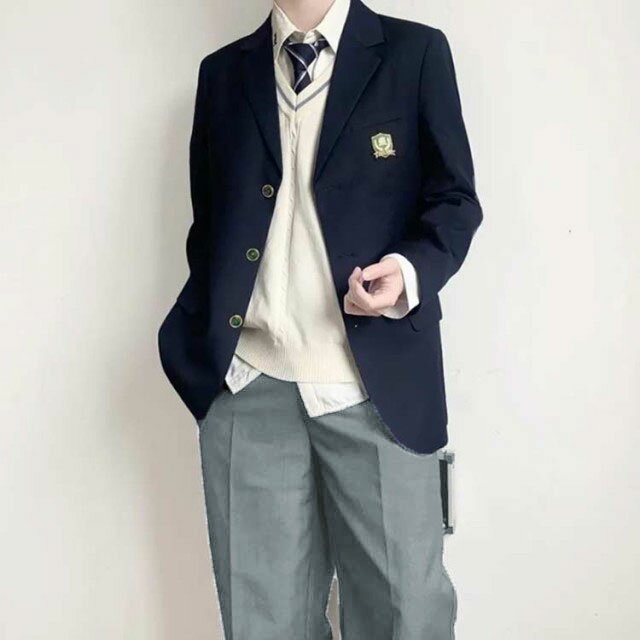 上下セット スクールジャケット 学生服 卒業式 男子高生 ブレザー 学生 スーツ 制服 4点セット 男子 フォーマル ブラック 長袖 スクールシャツ スクールパンツ ネクタイ 高校生 制服 学生 中学 通学 学校 制服 男子高生 学生服 スクール制服 紺 入学式
