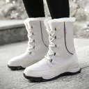 スノーブーツ レディース 滑り止め 登山靴 スノーシューズ 防寒 防水 ブーツ レースアップ 厚底 ボア 雪靴 冬用ブーツ ショートブーツ ウィンターブーツ 冬...