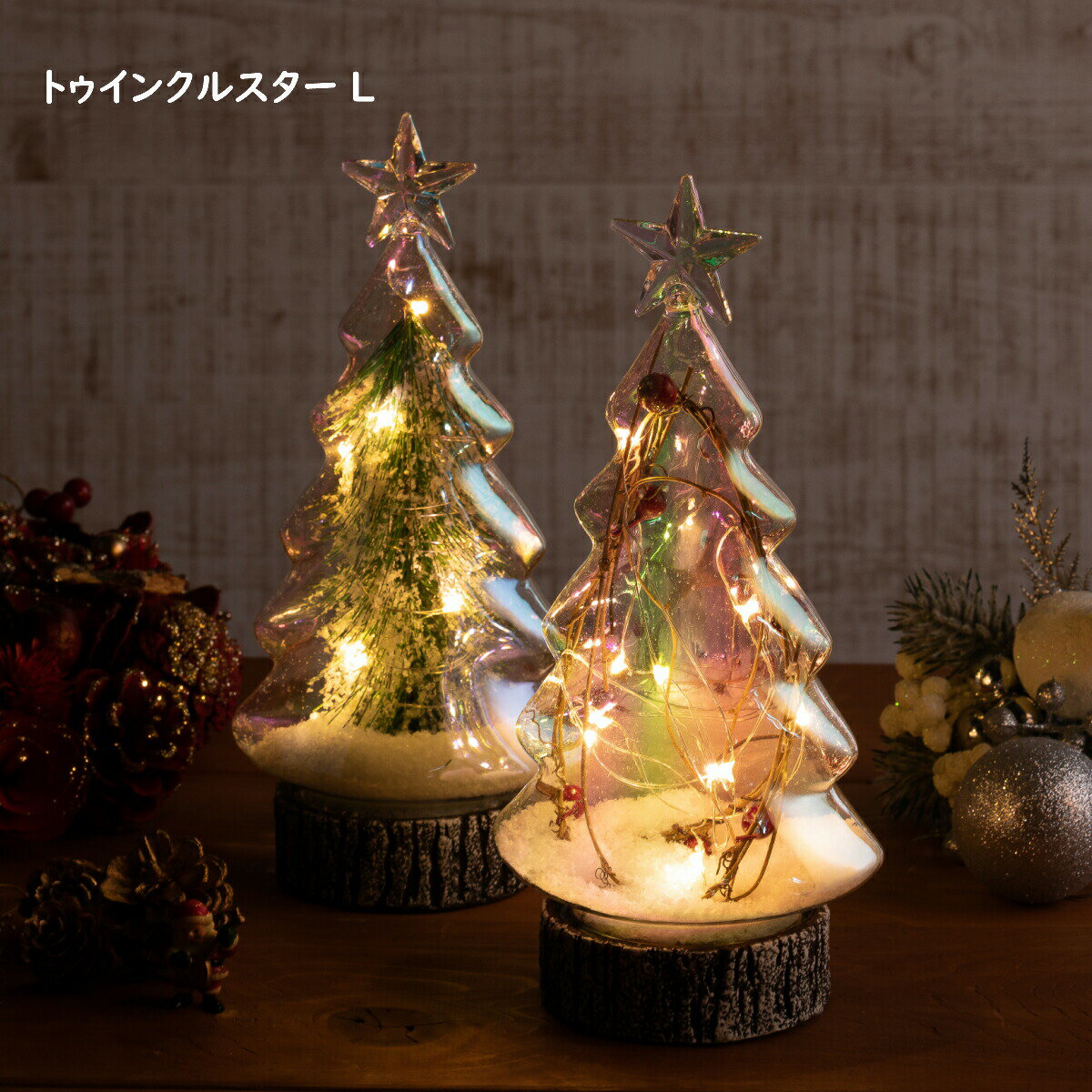 プレゼント クリスマス飾り クリスマスツリー クリスマスリース 玄関 置物 かわいい インテリア ギフト..