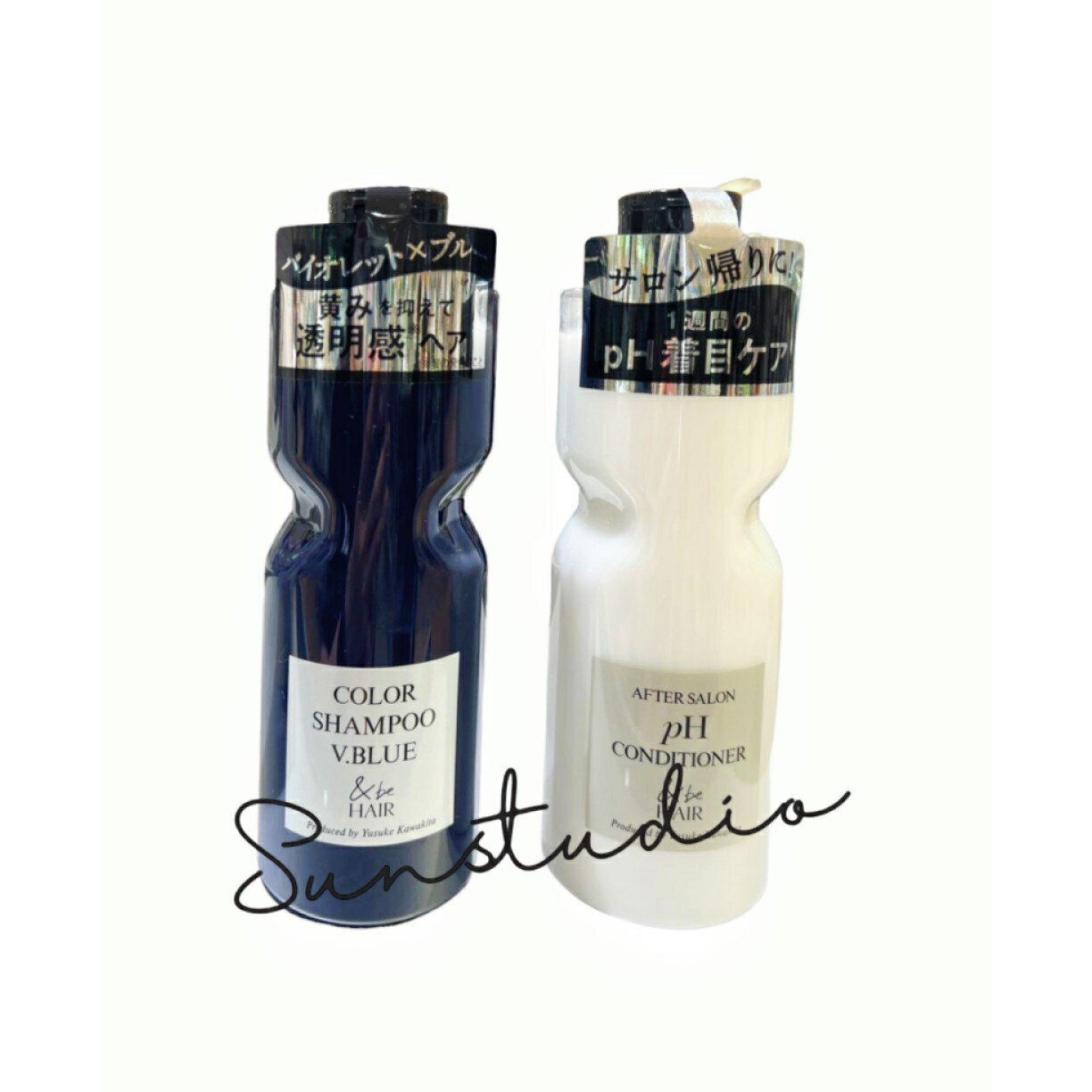 ＆be アンドビー カラーシャンプー V.Blue/アフターサロンpHコンディショナー　正規品のサムネイル