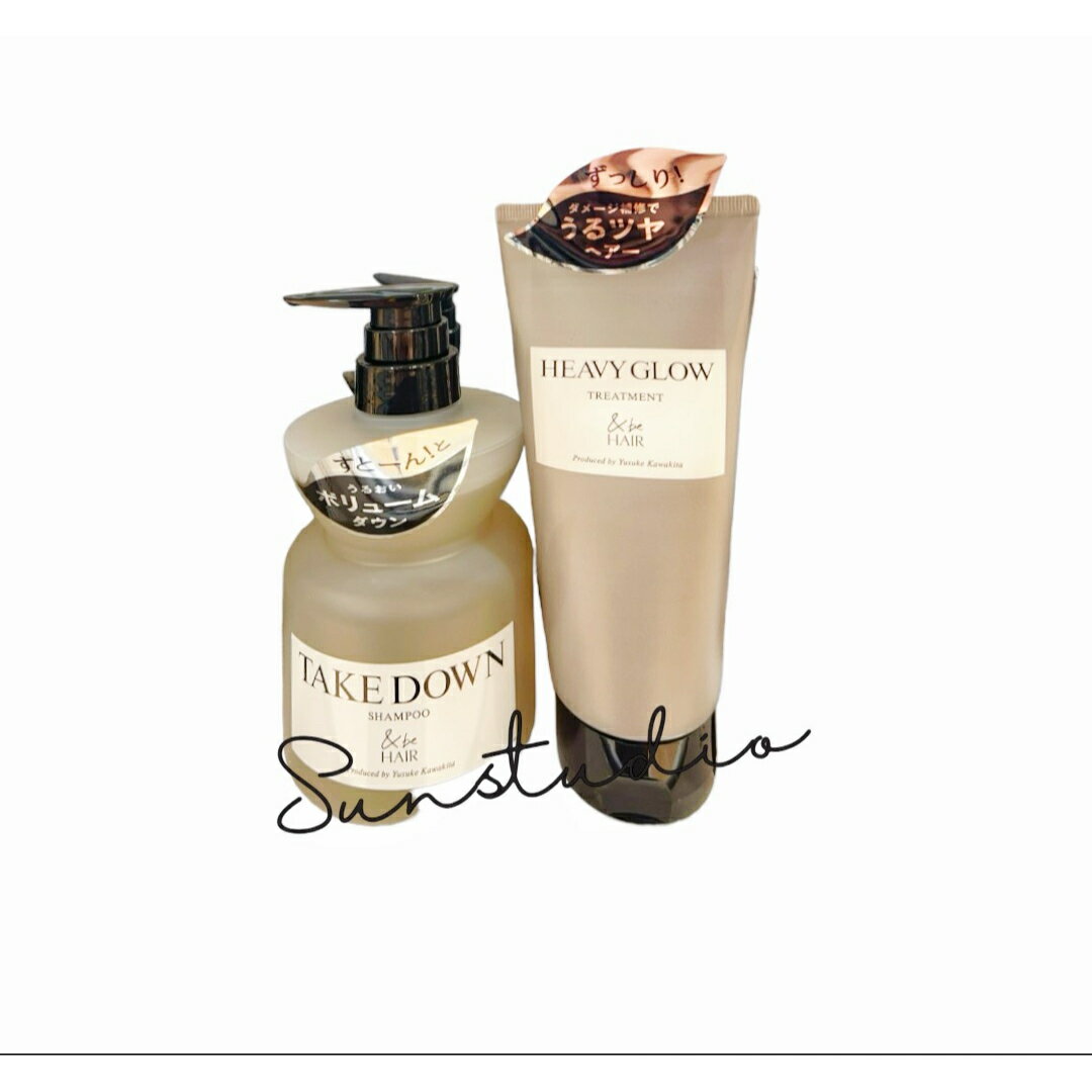 ＆be アンドビー テイクダウンシャンプー/ヘビーグロウトリートメント　正規品のサムネイル