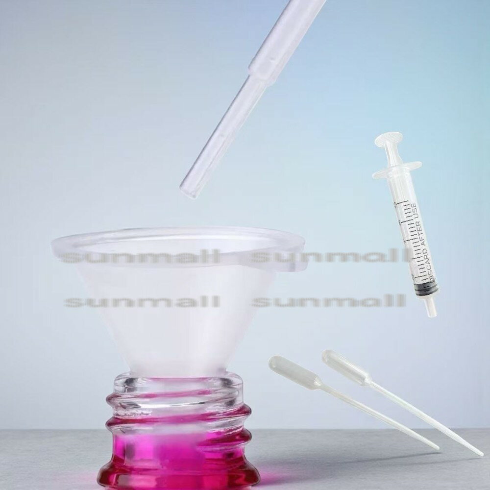 25330009【2タイプ選択】化粧品小分け用ツールセット【ストロー型スポイト2本＆注射型シリンジ】詰め替..