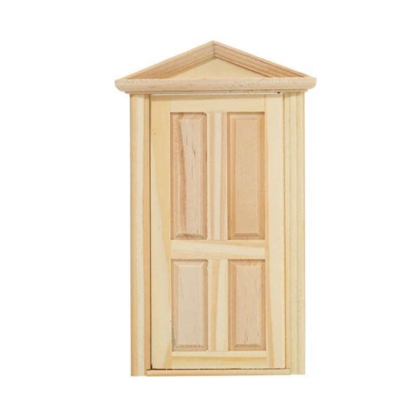 9000006103 ドールハウス ミニチュア 家具 木製ドア ユニークなタワーデザイン木製ドアモデル 1:12スケール 優れた品質 ドールハウス装飾 軽量持ち運び可能 木製素材 ミニチュア建築アクセサリー