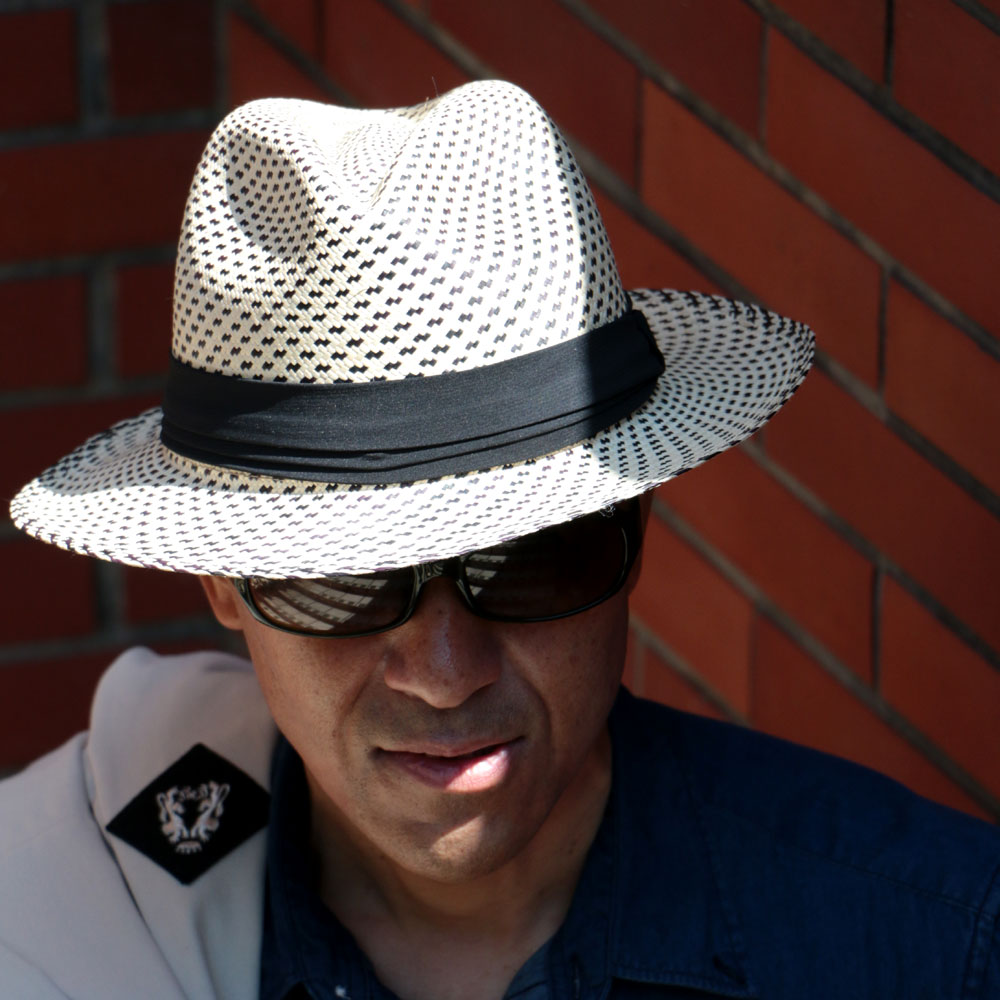 特別価格【公式】【Barty Blue / バーティースノー】大人の中折れパナマハット 模様入り エクアドル製 ギフトに最適 ボルサリーノタイプ クリスティバンド使用 パナマ帽子 夏の帽子 あまり無い柄入りパナマハット 59センチ以上のみ 頭囲お知らせ下さい お選びします