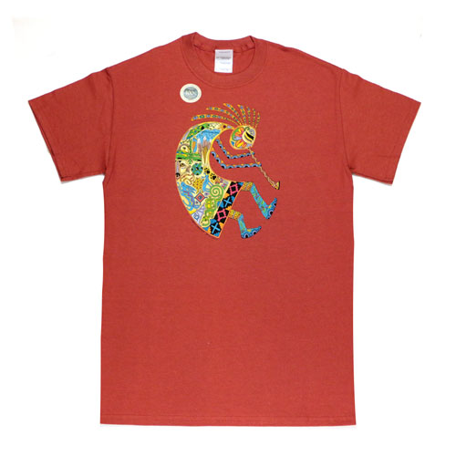 アメリカのグラフィックTシャツ　シルクスクリーンプリント 半袖 コットンT Liberty Graphics ギフトに最適 ネイティブインディアンの精霊（カチーナ）アート 動物 Tシャツ アムマックス