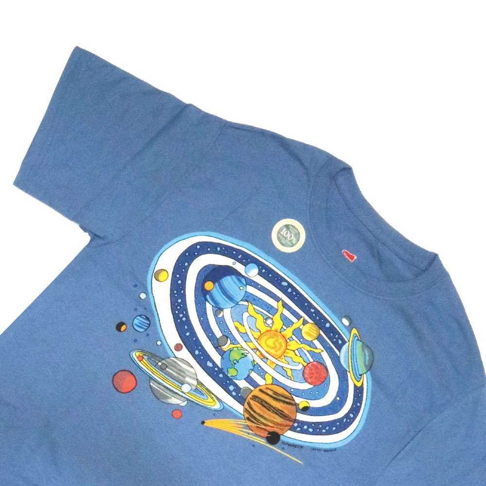 アメリカTシャツ リバティーグラフィック社 USA 洗濯しても色落ち無し　綺麗なボディーカラー 宇宙Tシャツ 天体 銀河系 火星・木星・土星 ギフトに最適 USA 動物 自然 宇宙Tシャツ アムマックス 鎌倉