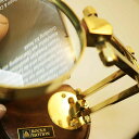 【意外と便利!!】真鍮製の拡大鏡 お洒落な拡大鏡 飾ってお洒落!使って便利! 【Rocksmotion / PIX 拡大鏡(Nauticalia)】ギフトに最適...
