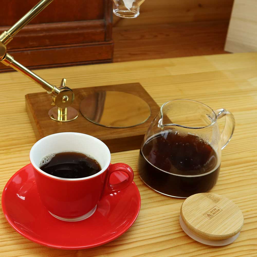 贅沢に優雅な時間|真鍮製コーヒースタンドセット|珈琲ドリッパー|夏はアイスコーヒー