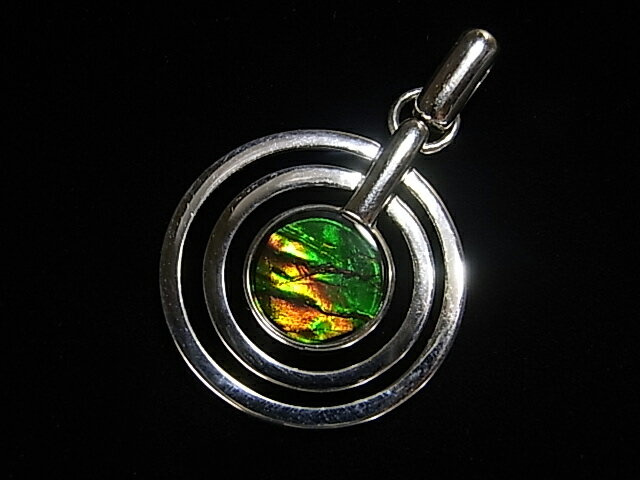 アンモライトシルバーペンダントトップ（シルバー925使用）