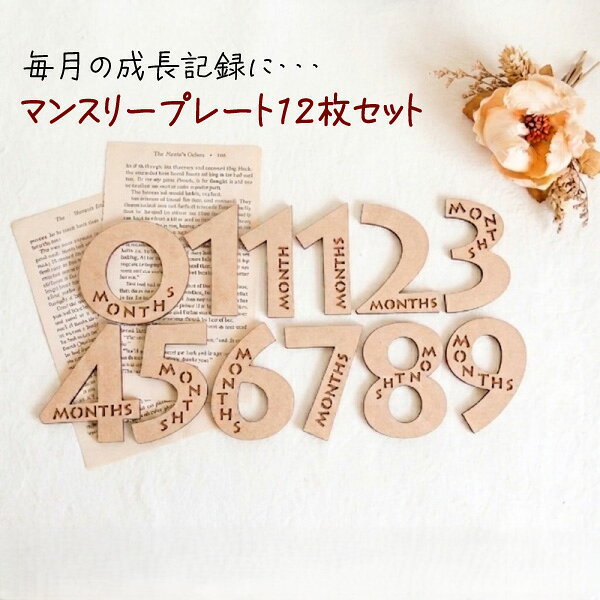 商品情報内容マンスリーナンバー合計12枚セット・months彫刻　1・2・3・4・5・6・7・8・9・0・month彫刻　1・彫刻なし　1サイズ約 横 5.1〜10 cm ×縦 9.5〜11 cm材質MDF (木材)　2.5mm商品説明ご利用のモニター環境により、色合いが異なって見える場合がございます。注意事項●壁等に貼る際は、マスキングテープや剥がせる両面テープ等をご自身で貼ってご使用ください。●万一の落下に考慮し、人が下を通る場所への設置はお避けください。●天然素材を使用しており、木目や節があり色目にばらつきがありますのでご了承ください。●素材の特性上、木材の断面等にトゲやささくれが発生する恐れがありますので、お取り扱いには十分ご注意ください。●製品加工の際、木材に焦げがつく場合があります。●水濡れはカビの原因になりますのでご注意ください。●汚れた場合は乾いた布でよく拭き取ってください。●直射日光、高温多湿の場所は避けて使用、保管してください。●強い力を加えると、破損の原因になりますのでご注意ください。●変形、破損した場合はすぐに使用をおやめください。●お子様が誤って口に含まないようご注意ください。●小さなお子様やペットの手の届かない場所で使用・保管してください。●火気に近づけないでください。●本来の用途以外でのご使用はおやめください。その他●ネコポス配送の為、ご到着日のご指定はいただけません。備考欄にご記入いただいてもお受けいたしかねますので予めご了承ください。〈 木製カード 12枚セット 〉毎月の月齢フォトに / マンスリー ナンバー 月齢 フォト レター バナー ベビー マタニティ ニューボーン 赤ちゃん 英字 アイテム コミック sns インスタ 映え kawaii 飾り 撮影 小物 出産 かわいい 記念 写真 ギフト 品 準備 成長 記録 TV番組や有名雑誌に掲載！ メモリアルナンバー 出産 月齢 フォト 【おかげさまで、累計販売50,000個以上！】 ＼ インスタグラムで大人気 ／赤ちゃんの写真を撮るなら木製アイテムと一緒に。ワンセットで出産当日から「毎月」お使いいただけます。写真が苦手でも、プロのような写真が撮れると大好評です。 高級加工機を使用！どこから見てもキレイな仕上がり 折り曲げ不可の「段ボール」発送で安心。追跡あり インスタグラムフォロワー2万人以上！豊富な使用写真 自信がない・・でも赤ちゃんの可愛い写真を撮りたい！ ナチュラルな雰囲気の写真が撮りたい！ オシャレな出産祝いをプレゼントしたい！ こんにちは！AmmyMadeです。AmmyMadeでは、一つ一つ丁寧に商品を作成、梱包して発送しています。すべて国内製造となっておりますので、安心してご利用ください。これ一つあるだけで、木のぬくもりが感じられる温かい、おしゃれなお写真が、簡単に撮れると好評です！ 決済完了より～4営業日以内に発送1