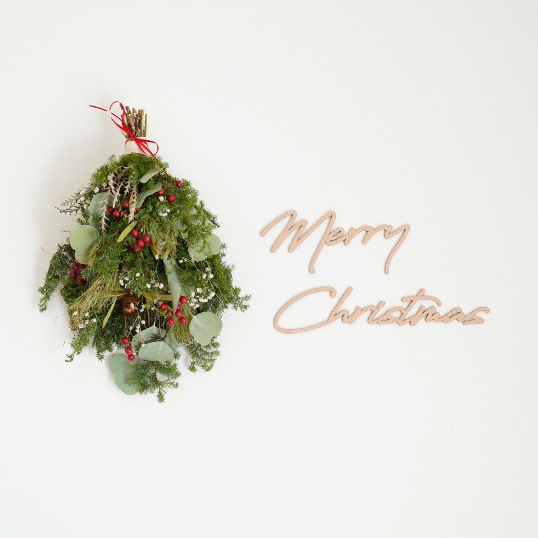 木製 レター バナー Merry Christ...の紹介画像2