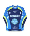 【DUCKDIVE】OFF ROAD MESH LONG SLEEVE(BLUE)(4)