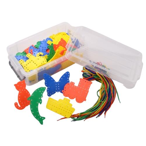 【送料無料】 プラスチックひもとおしボードコンテナBOXみっとめるへん社