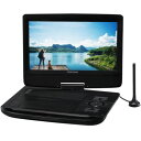 【送料無料】 GH-PDV10PT BK 10.1型液晶搭載テレビ機能付きポータブルDVDプレーヤーGREEN HOUSE