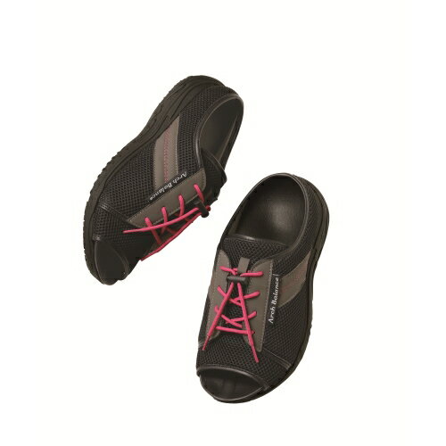 【送料無料】 Lafoot アーチスニーカー (ブラック/替え紐：ブラック) (M)株式会社メイダイ