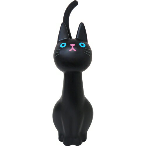 ねこのトイレブラシ (クロ)三金商事株式会社【送料無料（沖縄・離島送料別）】