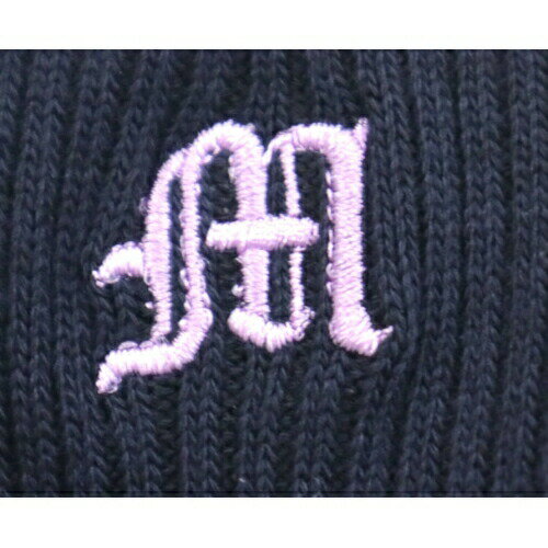 【送料無料】 スクール 18cm紫刺繍 (23-25cm) (3足セット)みっとめるへん社