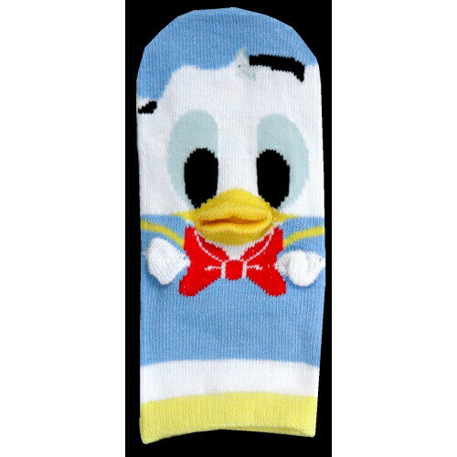 【P5倍！3/20 20時～3/26 1:59まで】【送料無料】 キャラクターソックスKIDS (ドナルド) （単色) (13-18cm) (3足セット)みっとめるへん社