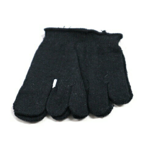 【送料無料】 つま先五本指ソックス (シルク混) (ブラック) (23-25cm) (3足セット)みっとめるへん社