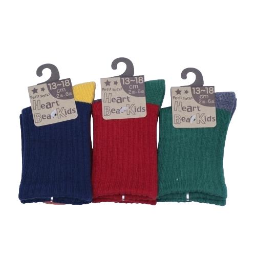 【送料無料】 レッド、グリーン、ブルー(13-18cm)(2歳〜6歳)(無地)(3足セット)みっとめるへん社 【送料無料】 レッド、グリーン、ブルー(13-18cm)(2歳〜6歳)(無地)(3足セット)みっとめるへん社