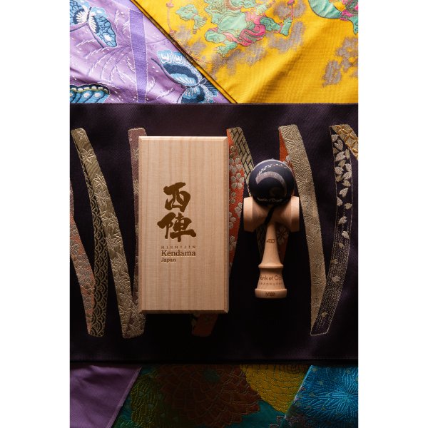 Bank of Craft×西陣織×430 KENDAMA [バンクオブクラフト×ニシジンオリ×フォーサーティーケンダマ] けん玉 KENDAMA ストリート 大人用 おしゃれ 人気 木製 2