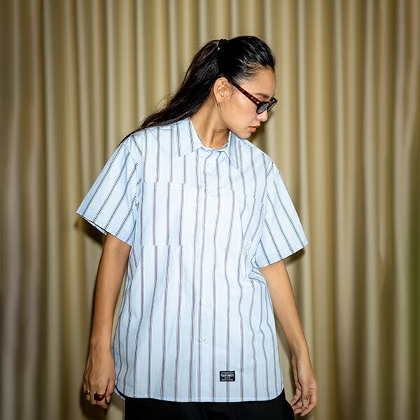 樂天商城 - 430 FOURTHIRTY フォーサーティー S/S MULTPAT SHIRT [マルチパターン シャツ]