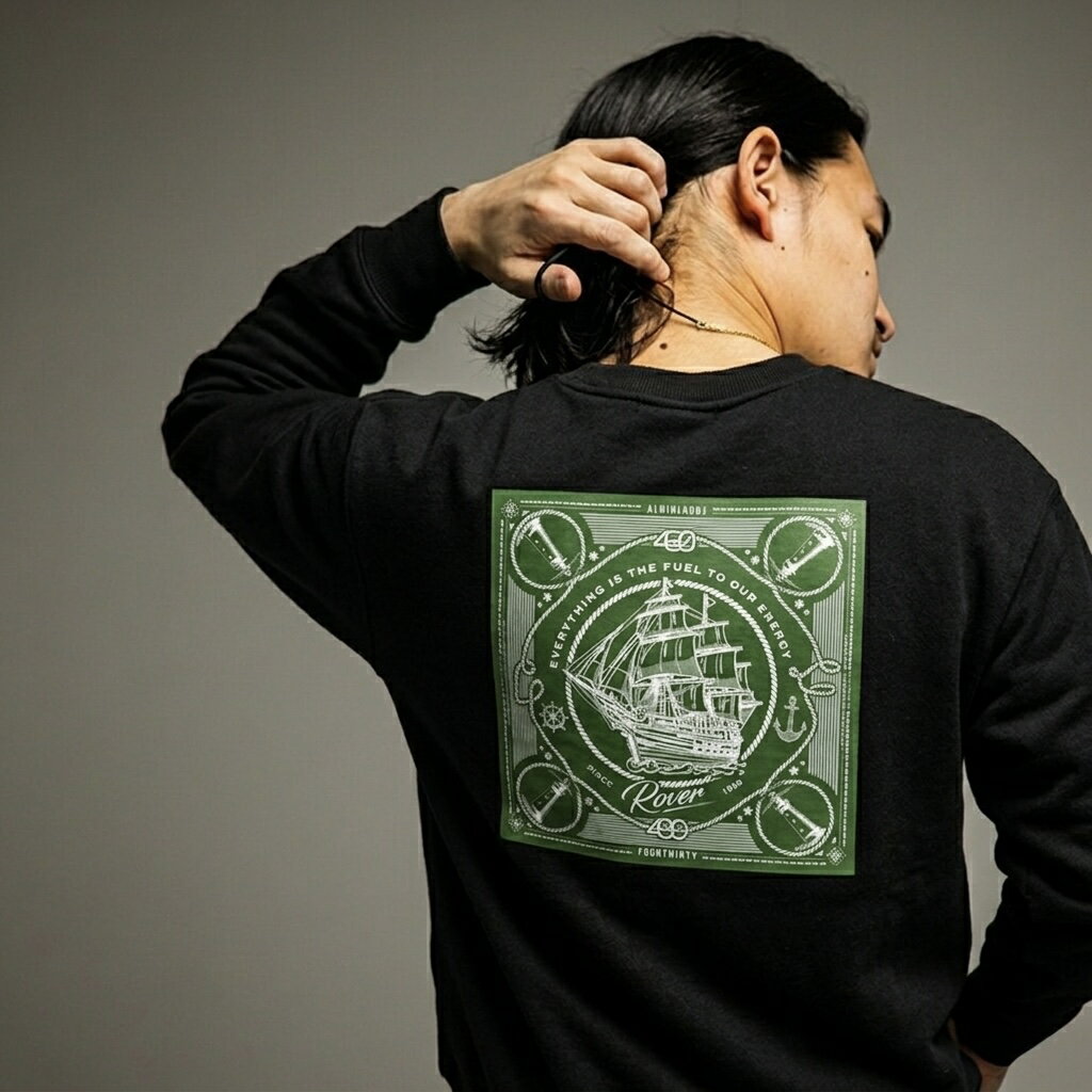 430 FOURTHIRTY フォーサーティー “CRUISE” C/N SWEAT 