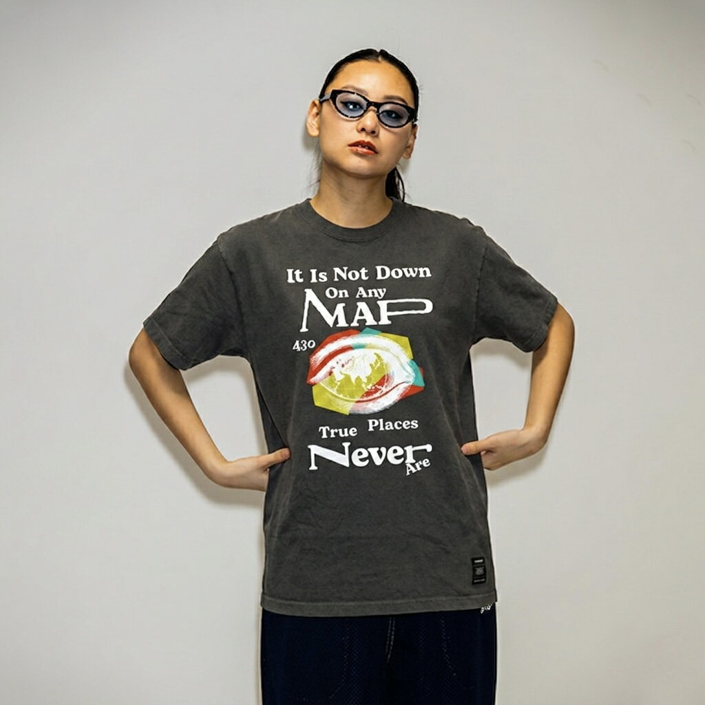 樂天商城 - 430 FOURTHIRTY フォーサーティー AF “MAP OF EYE” S/S TEE [マップオブアイティー]